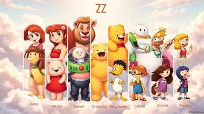 Favourite nostalgic cartoons based on zodiac signs