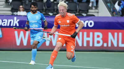  Wasteful India concede late goal to lose 2-3 against Netherlands; Abhishek plays 100th match