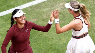 Emma Raducanu stars as women's tennis makes historic return to Queen's Club after 52 years; former Wimbledon champion Kvitova loses