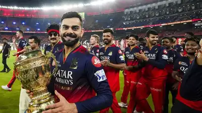 RCB, an original IPL franchise with Virat Kohli as one of its key players, was first owned by Vijay Mallya. (PTI photo) Royal Challengers Bengaluru stake sale on cards? Diageo weighs options in IPL winner RCB; may seek valuation of $2 billion