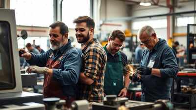 Why over half of US office workers are considering a switch to skilled trades
