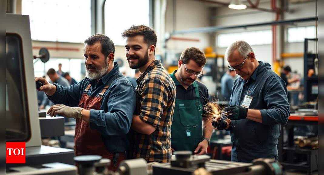 Why over half of US office workers are considering a switch to skilled trades