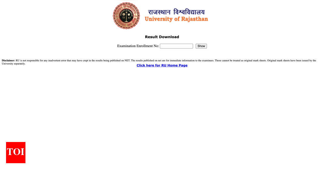 UNIRAJ result 2025: Rajasthan University announces semester exam results for BSc, BA courses: Check direc