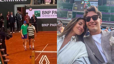 George Russell and Carmen Montero Mundt steal spotlight at French Open final, fans say “You were more on TV than Carlos Alcaraz”