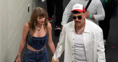 Taylor Swift and Travis Kelce spark fan frenzy after mysterious wedding table placement at NFL star Cole Kmet’s lavish ceremony