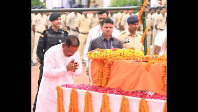 Chhattisgarh CM pays tribute to ASP Akash Rao Girepunje, vows to end Maoism