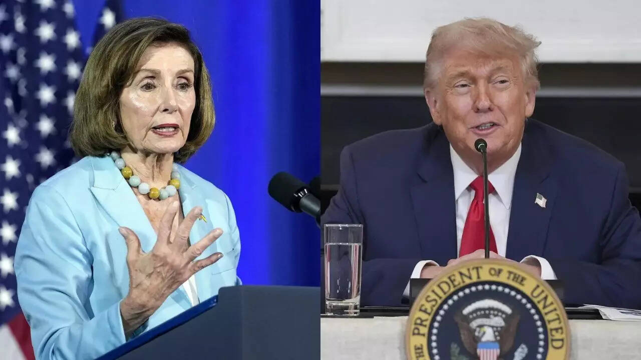 He refused to act on Jan 6': Nancy Pelosi questions Donald Trump's Los  Angeles troop deployment; watch video - Times of India