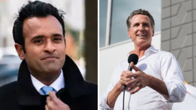  Vivek Ramaswamy likens Gavin Newsom to George Wallace; says his presidential dreams 'will end in dustbins of history'