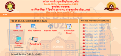 BSTC Pre DElEd 2025 final answer key released: Direct link to download here – Times of India