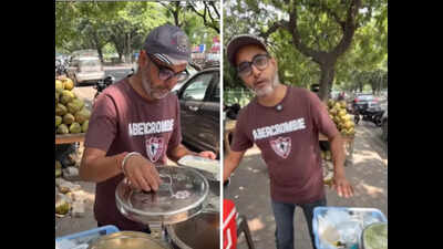 US based techie Maninder Singh returns to India to sell Rajma Chawal, Soya Chaap and more; viral video sparks debate