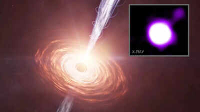 NASA’s Chandra detects record-breaking black hole jet from the early universe