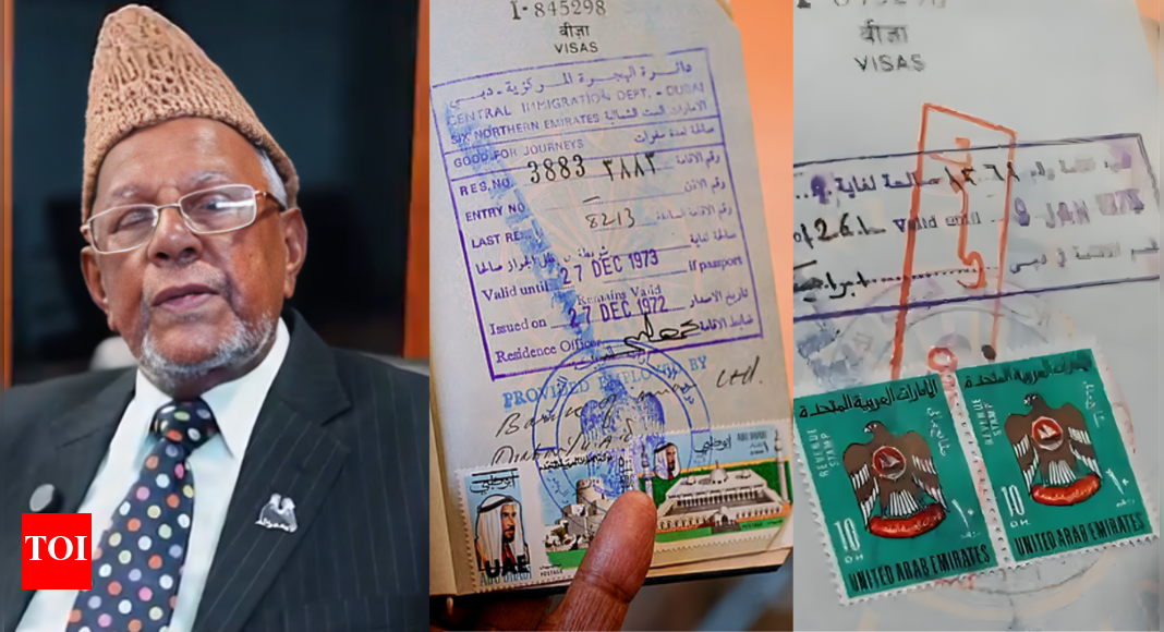 How an Indian man got his Dubai airport entry stamp, six decades after landing