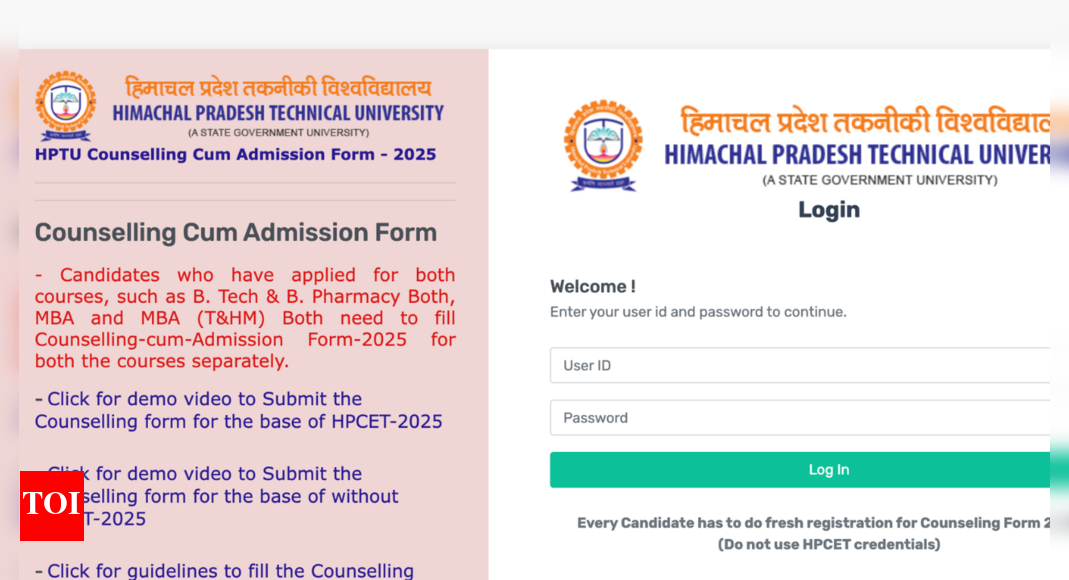 HPCET 2025 counselling registration begins at himtu.ac.in: Check direct link, key details here