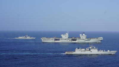  INS Tabar joins UK carrier strike group in Arabian sea; see pics