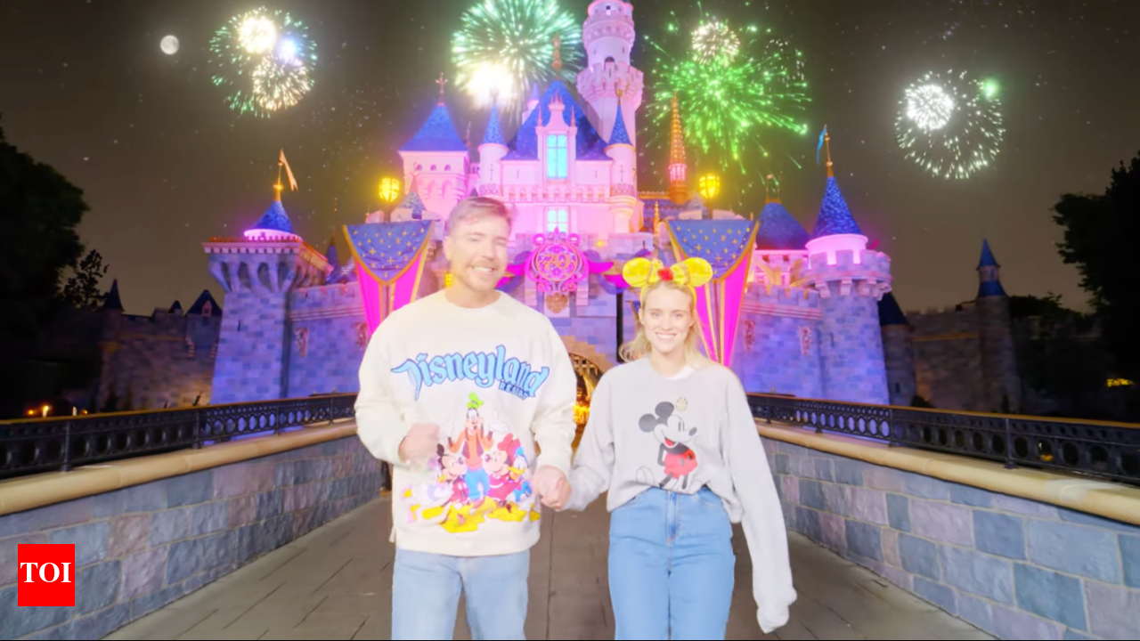 $500,000 date night: MrBeast books entire Disneyland theme park for his  fiancée - The Times of India