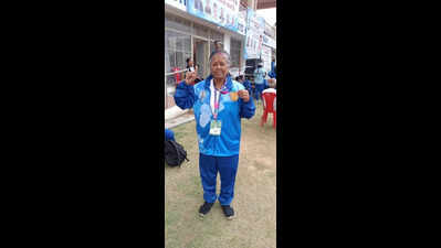 70-year-old athlete overcomes illness, age to win gold at Nat’l Masters Games