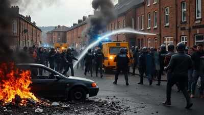 Ballymena riots: Fires rage as protests over alleged assault fuel anti-immigrant unrest in Northern Ireland