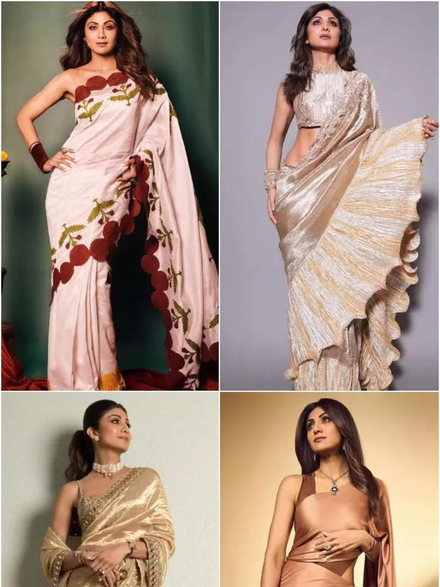 Shilpa Shetty's style tale via sarees