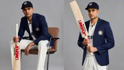  Shubman Gill showcases unique sticker on MRF bat ahead of first Test as India captain