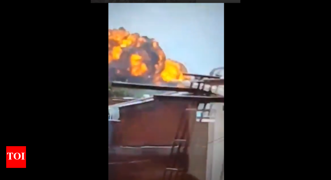 Air India plane crash: Part of aircraft falls on building in Ahmedabad