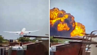 Flight operations at Ahmedabad's Sardar Vallabhbhai Patel International Airport have been temporarily halted. (PTI photo) Air India flight crash: Ahmedabad airport operator Adani Group says working with authorities; Gautam Adani posts on X