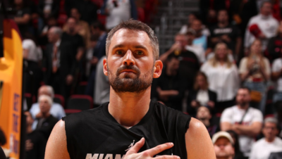  Miami Heat power forward Kevin Love pays a heartfelt tribute to the genius behind The Beach Boys, Brian Wilson