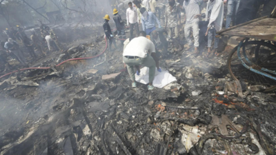 Ahmedabad plane crash: Authorities issue helpline numbers; rescue operations in progress