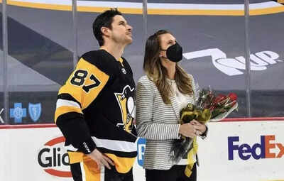 Who is Sidney Crosby's longtime girlfriend Kathy Leutner and how has she stayed out of the spotlight?
