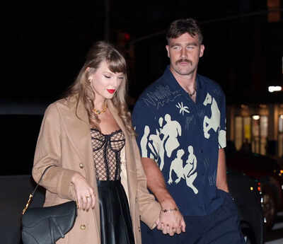 Taylor Swift and Travis Kelce make surprise appearance at Stanley Cup Final Game 4 between Oilers and Panthers