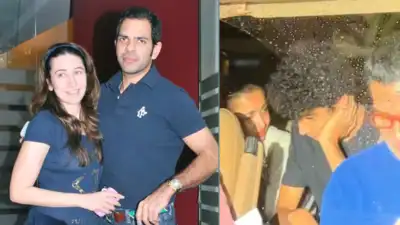  Kareena Kapoor, Saif Ali Khan and Malaika Arora visit Karisma Kapoor’s house