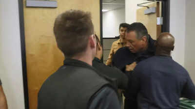 Sen. Alex Padilla forcibly removed from Noem's LA presser: Trump ...