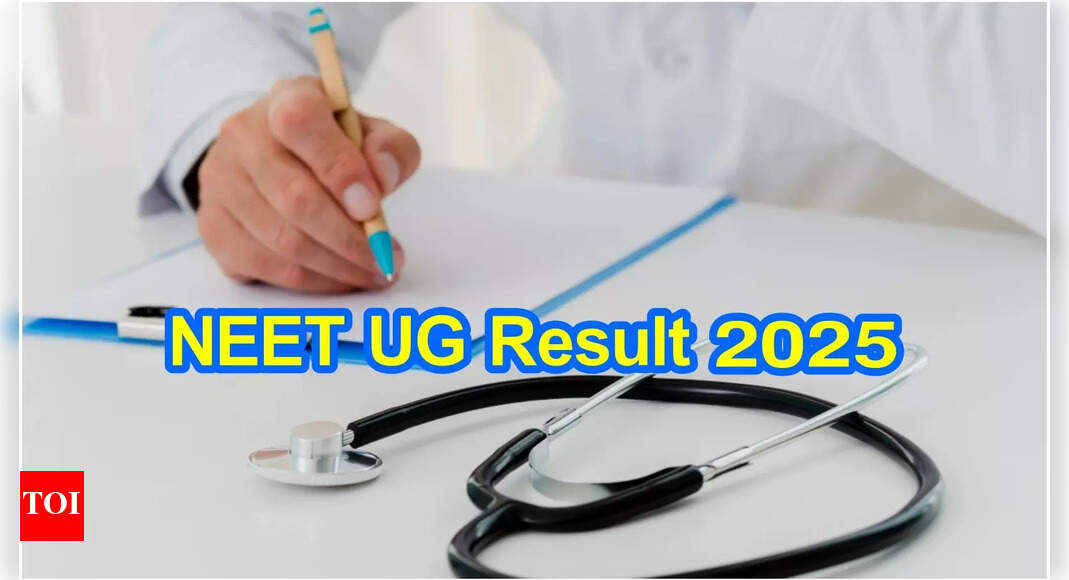 NEET UG 2025 Results Date Live: Scorecard is expected to release soon, Check steps to download, official website and other details here - The Times of India
