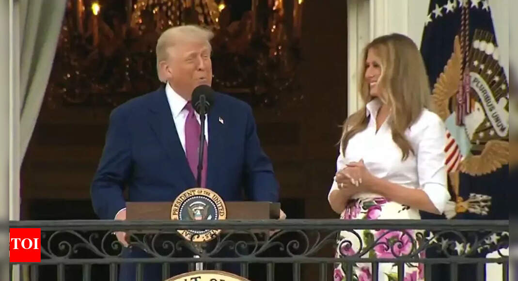‘You’re going to take my job’: Donald Trump praises first lady Melania after revenge porn law passes; watch video