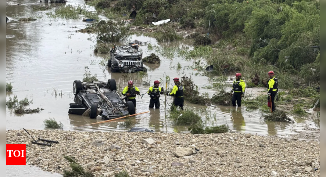 Five dead in San Antonio flash floods, cars swept away; search continues for missing