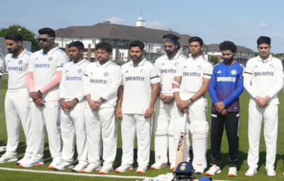  India squad observes minute's silence, pays homage to Ahmedabad plane crash victims