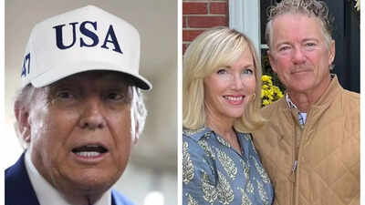 Who is Senator Rand Paul's wife whom Donald Trump calls ' beautiful' amid 'petty clash' over budget?