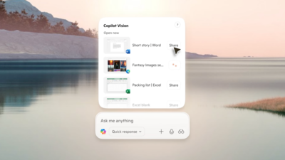 Microsoft's Copilot Vision brings Google’s Circle to Search-like functionality to Windows users