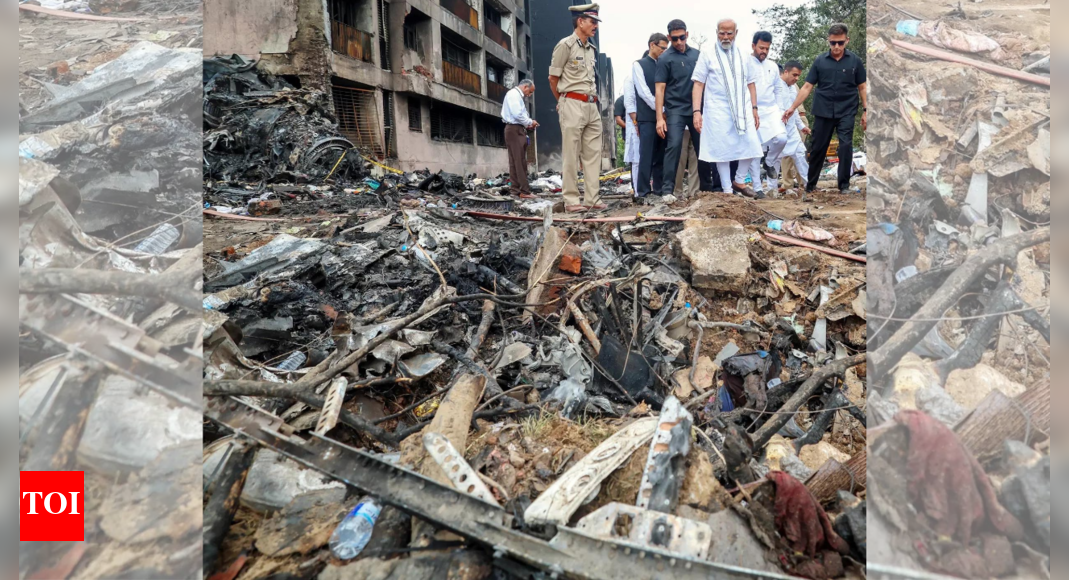 Air India plane crash: 'A metal piece fell on him from the sky'