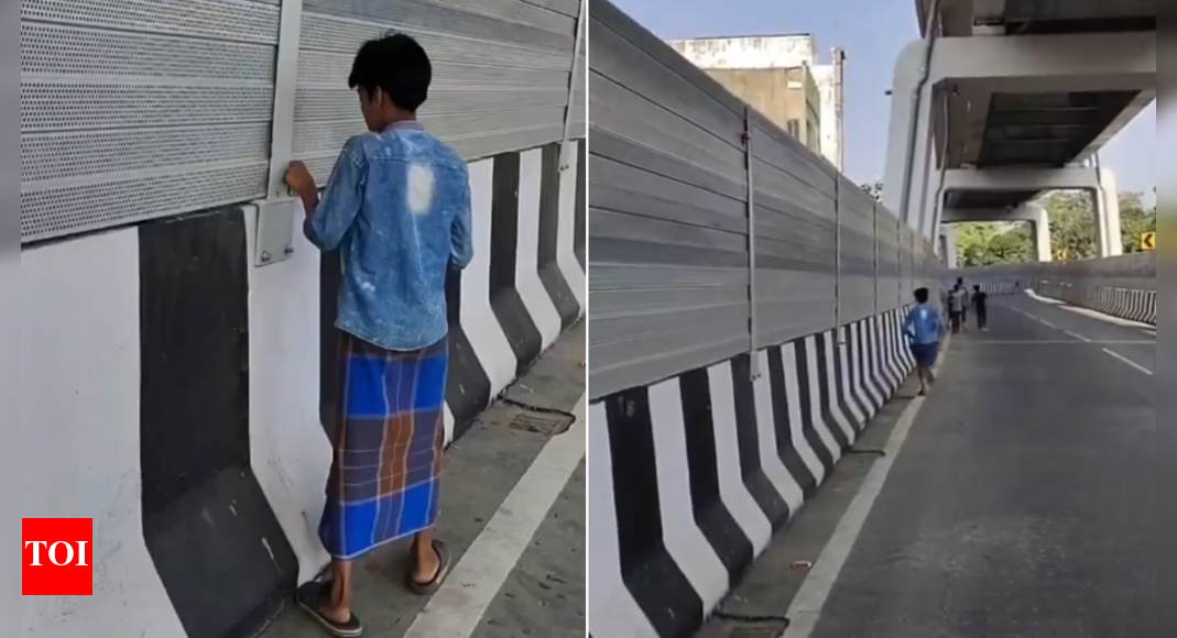 Bihar bridge and a game of nuts and bolts: Kids caught unscrewing Patna bridge 