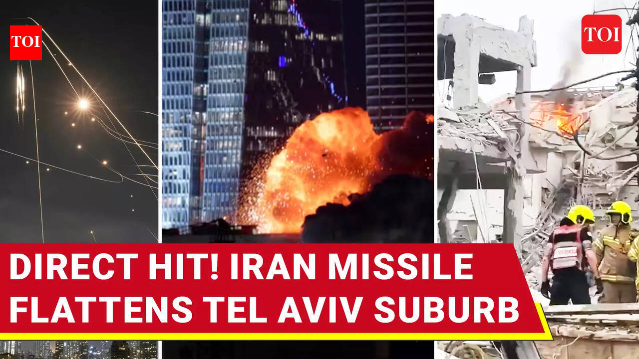 Iran Missile Strike Near Tel Aviv Causes Casualties; 2 Killed, Over A ...