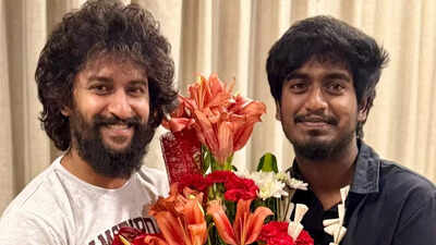 'Tourist Family' director Abishan Jeevinth meets Nani; praises the 'HIT' actor as a humble and grounded person