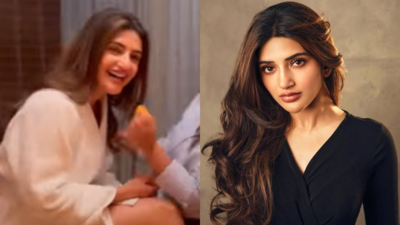 Sreeleela vibes to 'DDLJ' song in a throwback video; Says, "life is too short for a boring makeup" - Watch