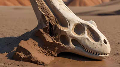 76-million-year-old mystery: Crocodile-like predator left its mark on this fossil