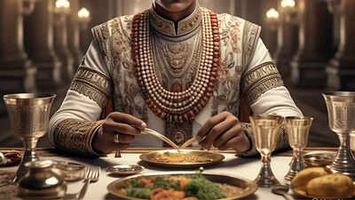 Why did kings prefer eating from silver and gold plates instead of ceramic dishes
