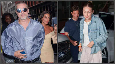 Bradley Cooper and Gigi Hadid join Brad Pitt and Ines de Ramon for double date night in NYC