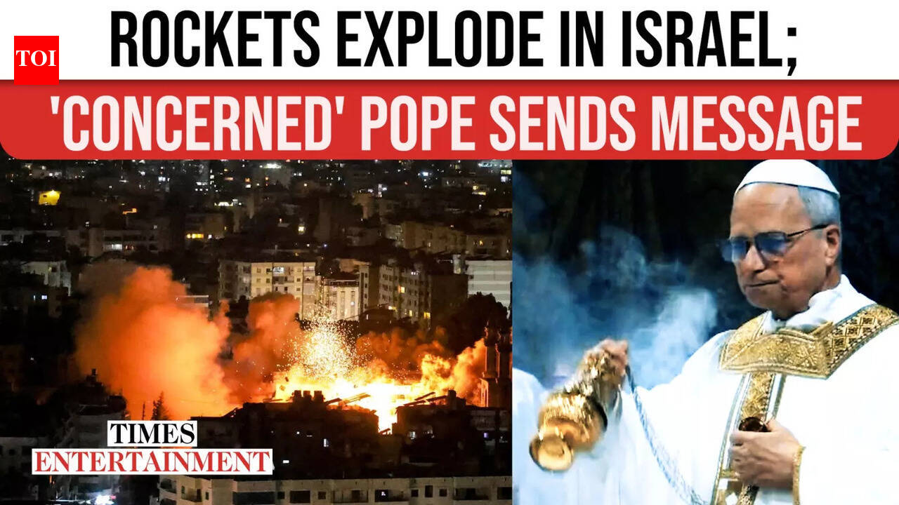 Pope's Strong Message To Israel & Iran As Rockets Explode Amid Growing ...