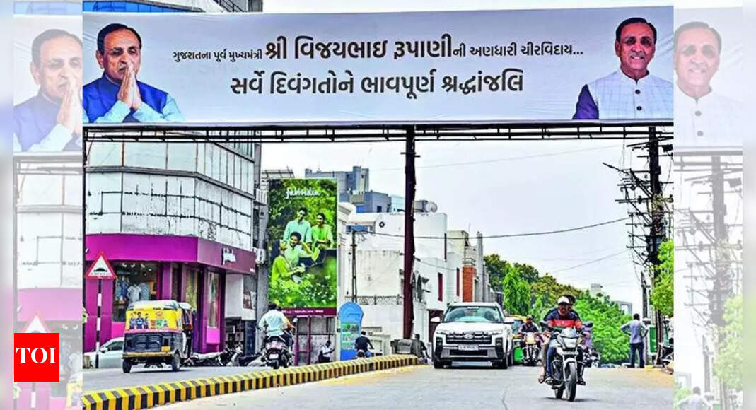 Vijay Rupani's hometown Rajkot prepares to bid its beloved neta a final farewell