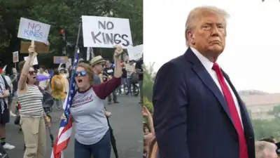 On same day: Massive military parade in DC, 'No Kings' protests sweep US - how the day unfolded