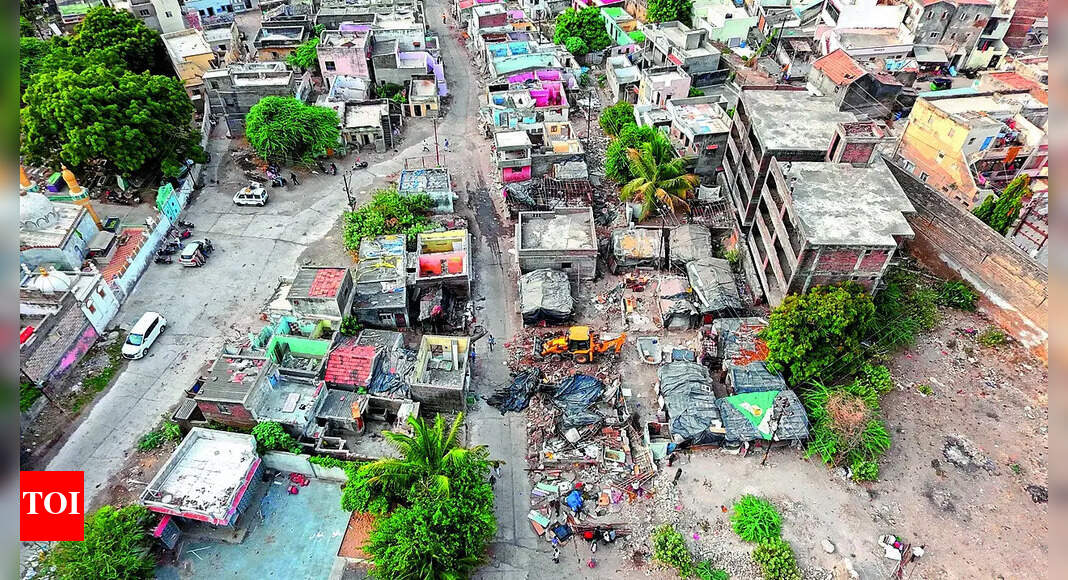 Rs 193cr govt land cleared in Jamnagar crackdown: Hidden dargah, spa-like bath found