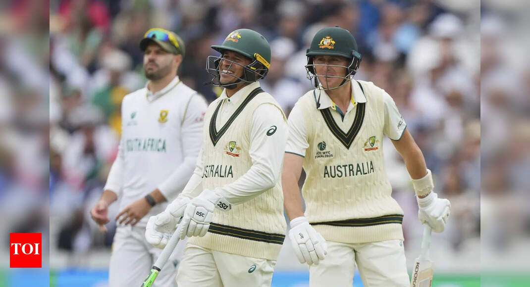 WTC final: Australia head coach backs Usman Khawaja and Marnus Labuschagne after Lord’s heartbreak | Cricket News – Times of India